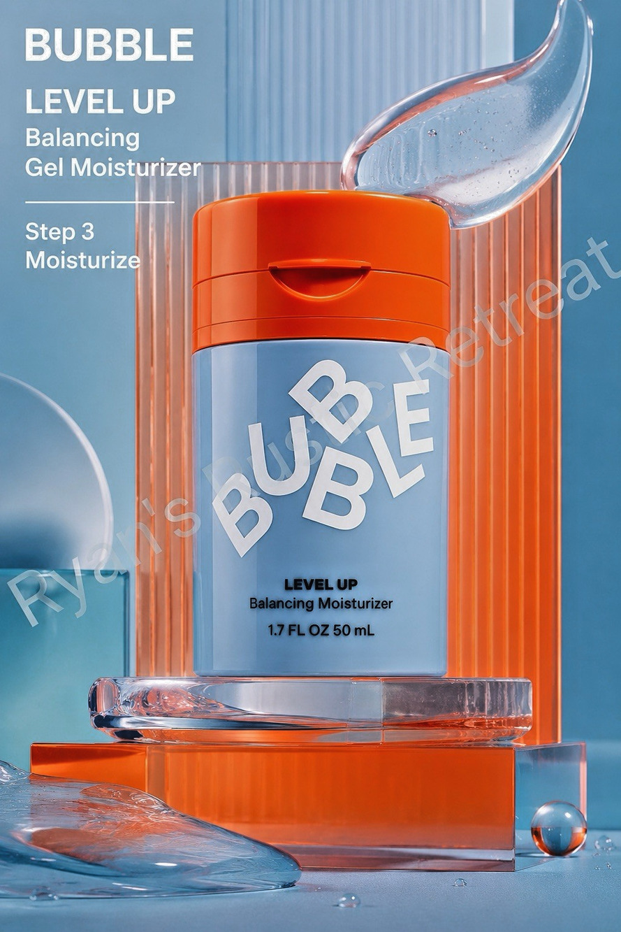 BUBBLE -Level Up Balancing Gel Moisturizer- Step 3: Moisturize- 1.7 fl oz/ 50 mL